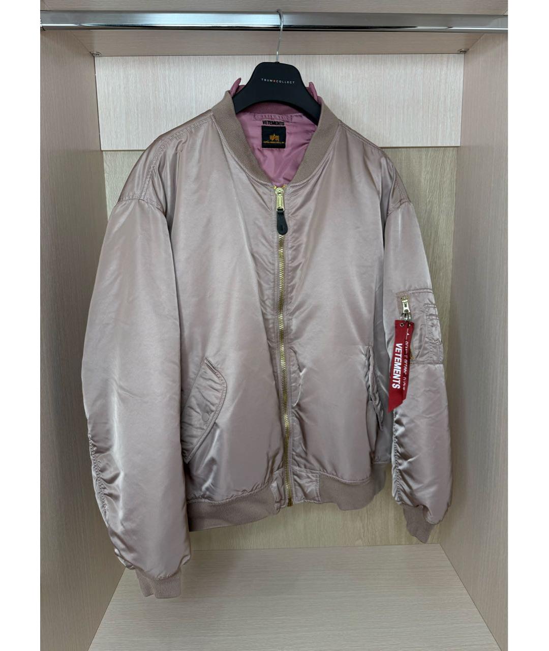 VETEMENTS Коралловая хлопковая куртка, фото 9