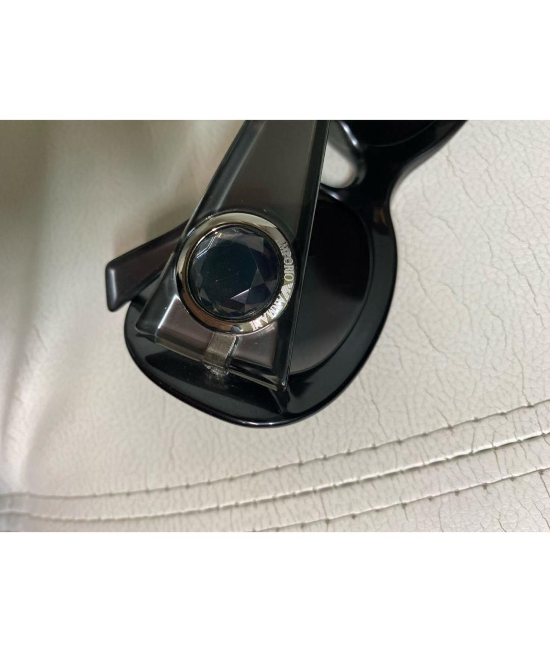 EMPORIO ARMANI Серые пластиковые солнцезащитные очки, фото 4