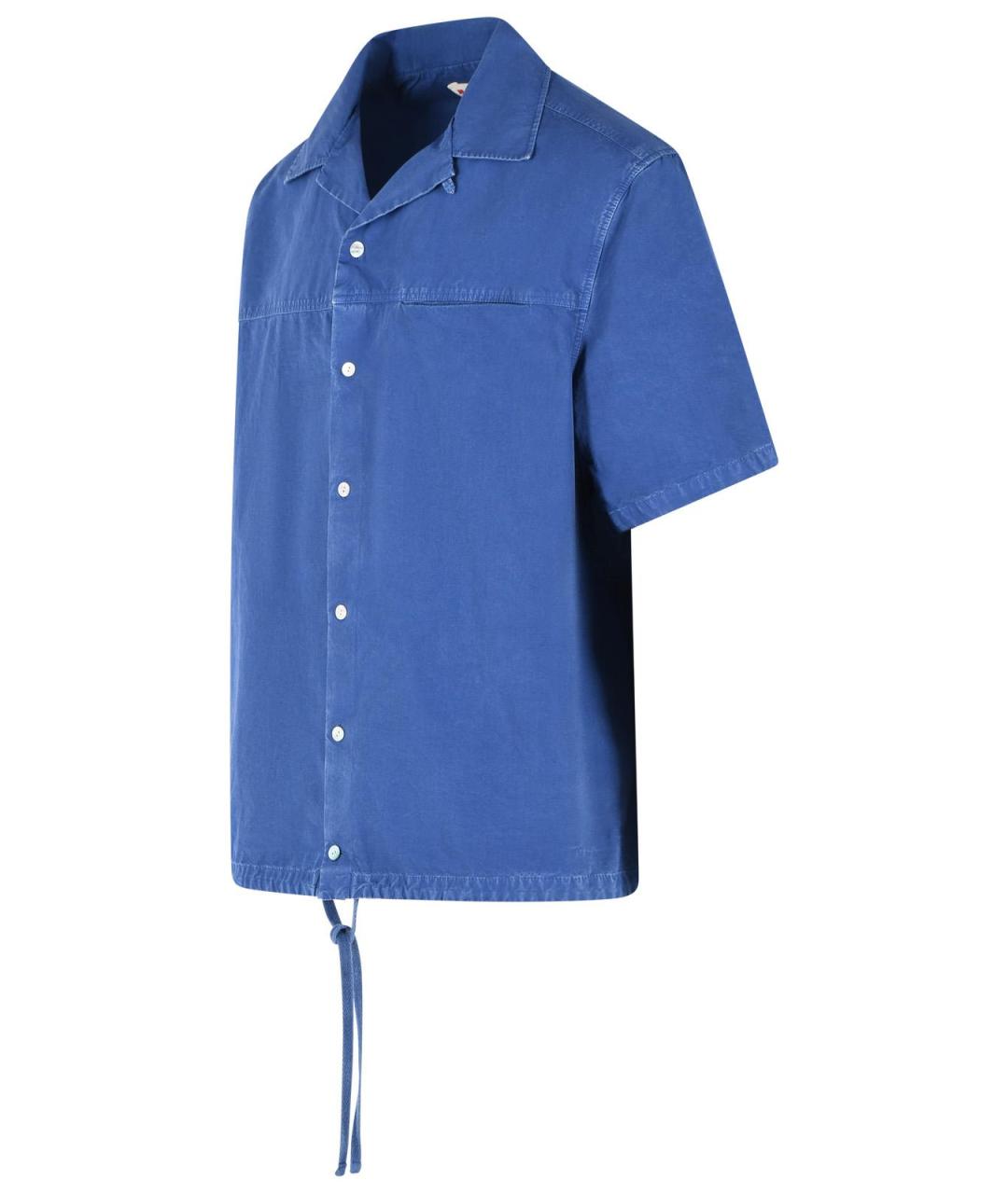 MARNI Синяя хлопковая кэжуал рубашка, фото 2