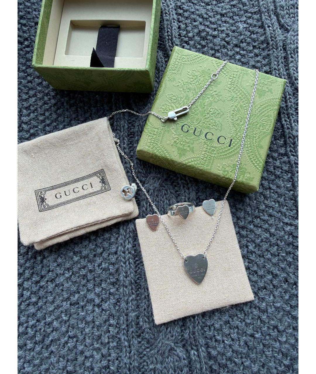 GUCCI Серебряные серебряные серьги, фото 6