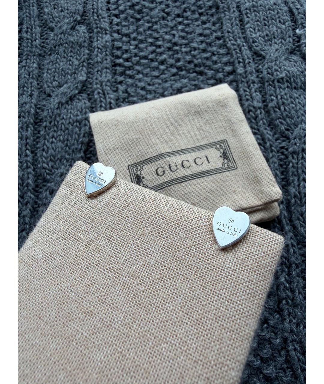 GUCCI Серебряные серебряные серьги, фото 2