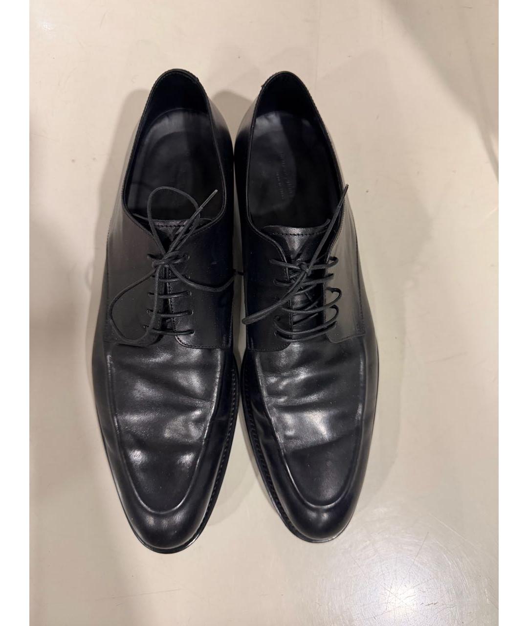 ZEGNA Черные кожаные туфли, фото 3