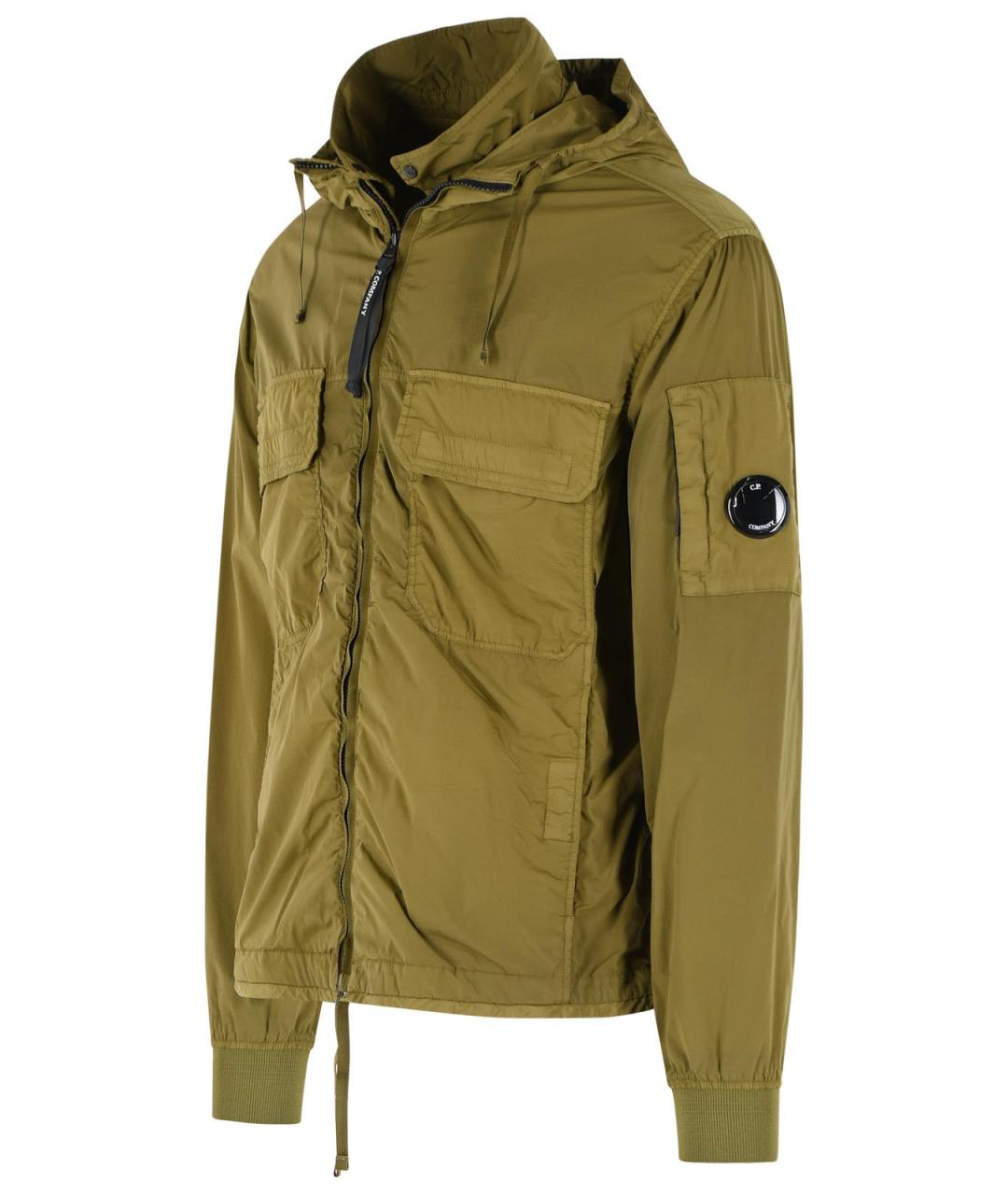 CP COMPANY Зеленая полиамидовая куртка, фото 2