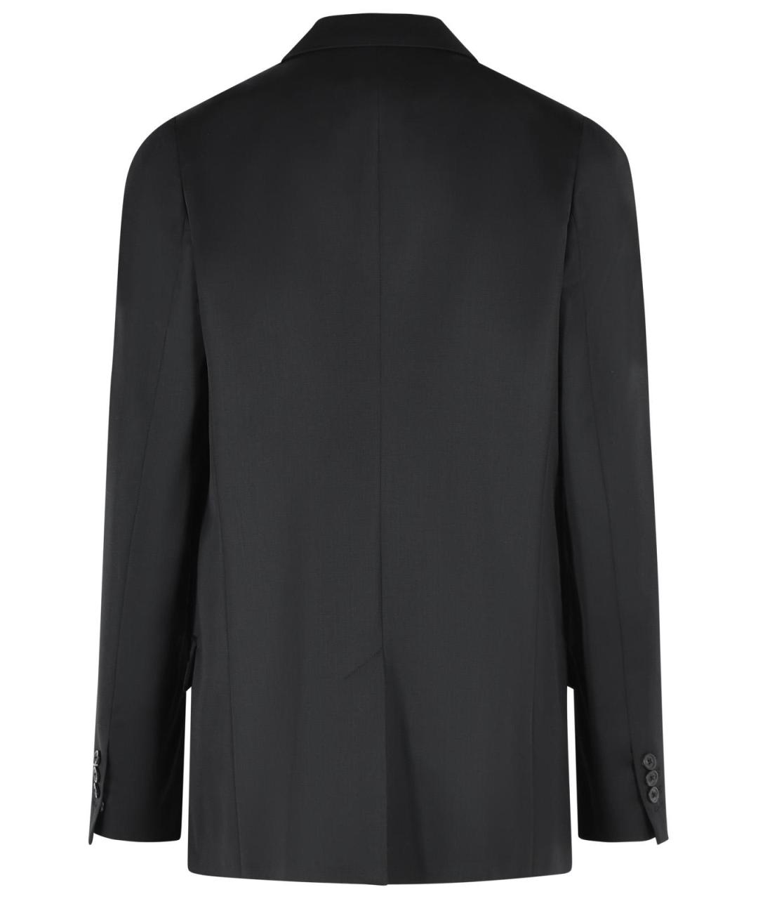 MAISON MARGIELA Черный шерстяной жакет/пиджак, фото 3