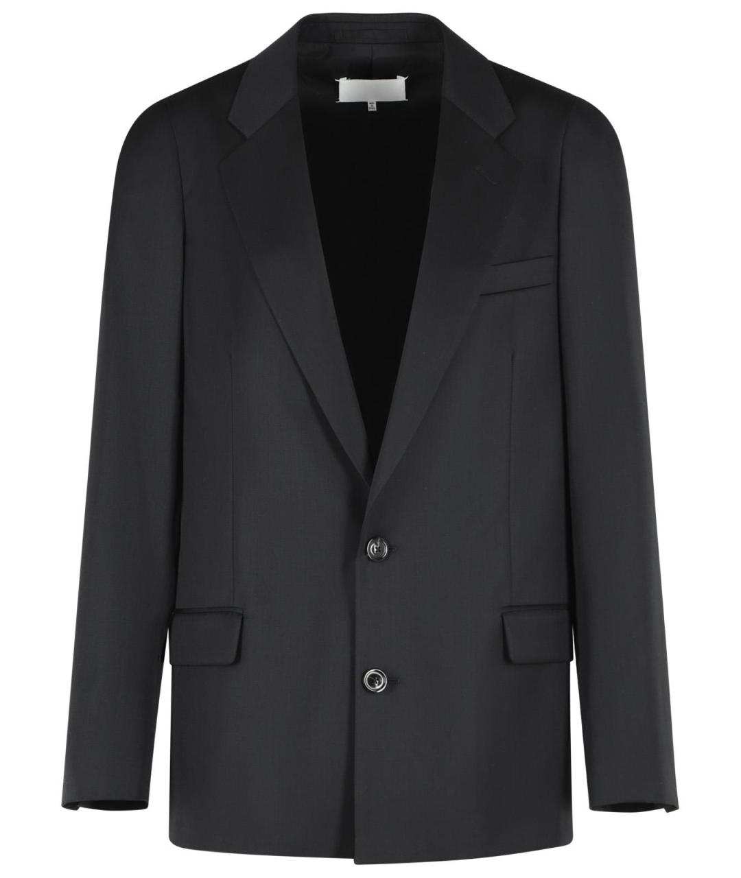 MAISON MARGIELA Черный шерстяной жакет/пиджак, фото 1