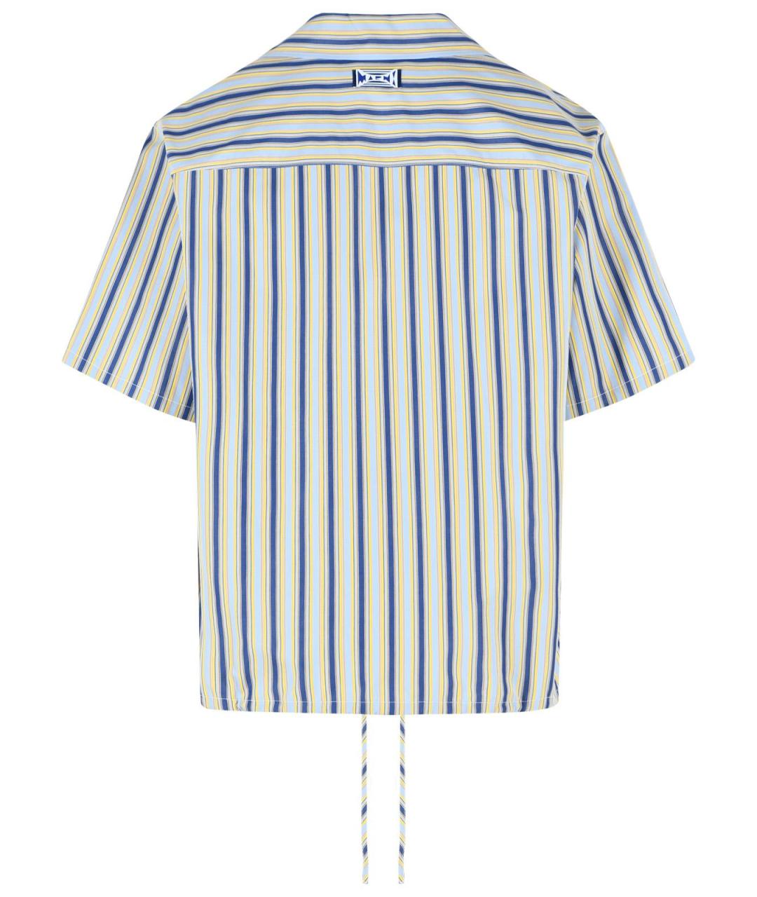 MARNI Мульти хлопковая кэжуал рубашка, фото 3