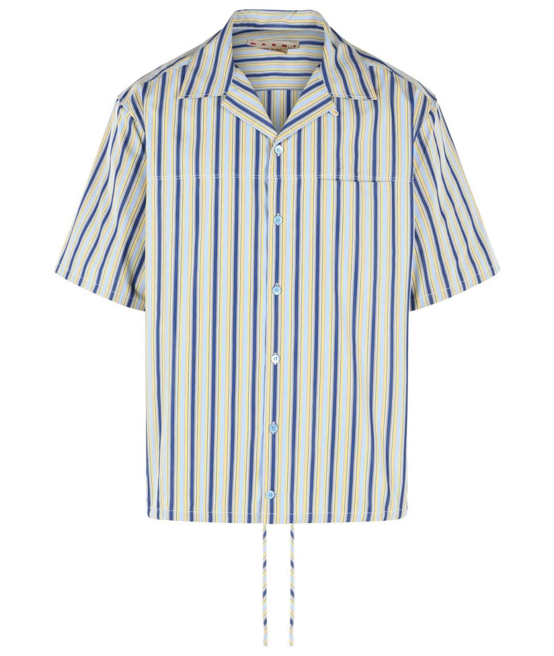 MARNI Мульти хлопковая кэжуал рубашка, фото 1