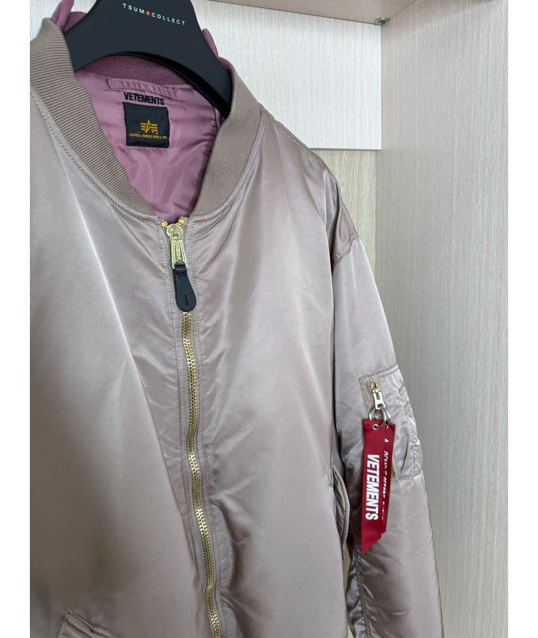 VETEMENTS Коралловая хлопковая куртка, фото 3