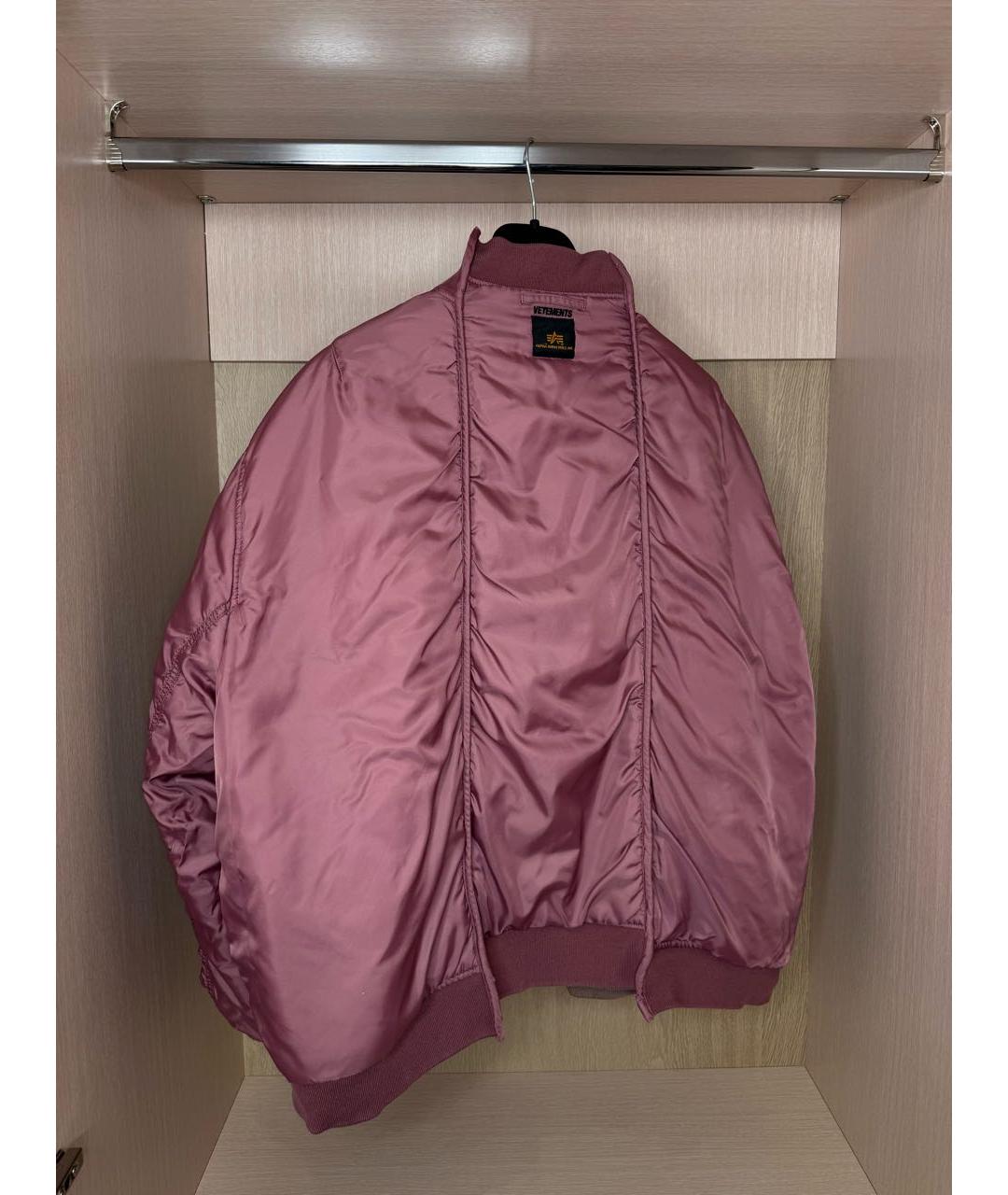 VETEMENTS Коралловая хлопковая куртка, фото 6