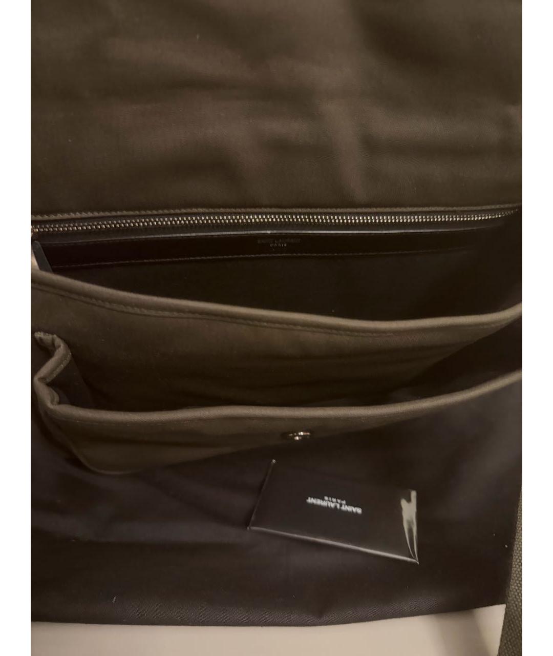 SAINT LAURENT Тканевая сумка на плечо, фото 4