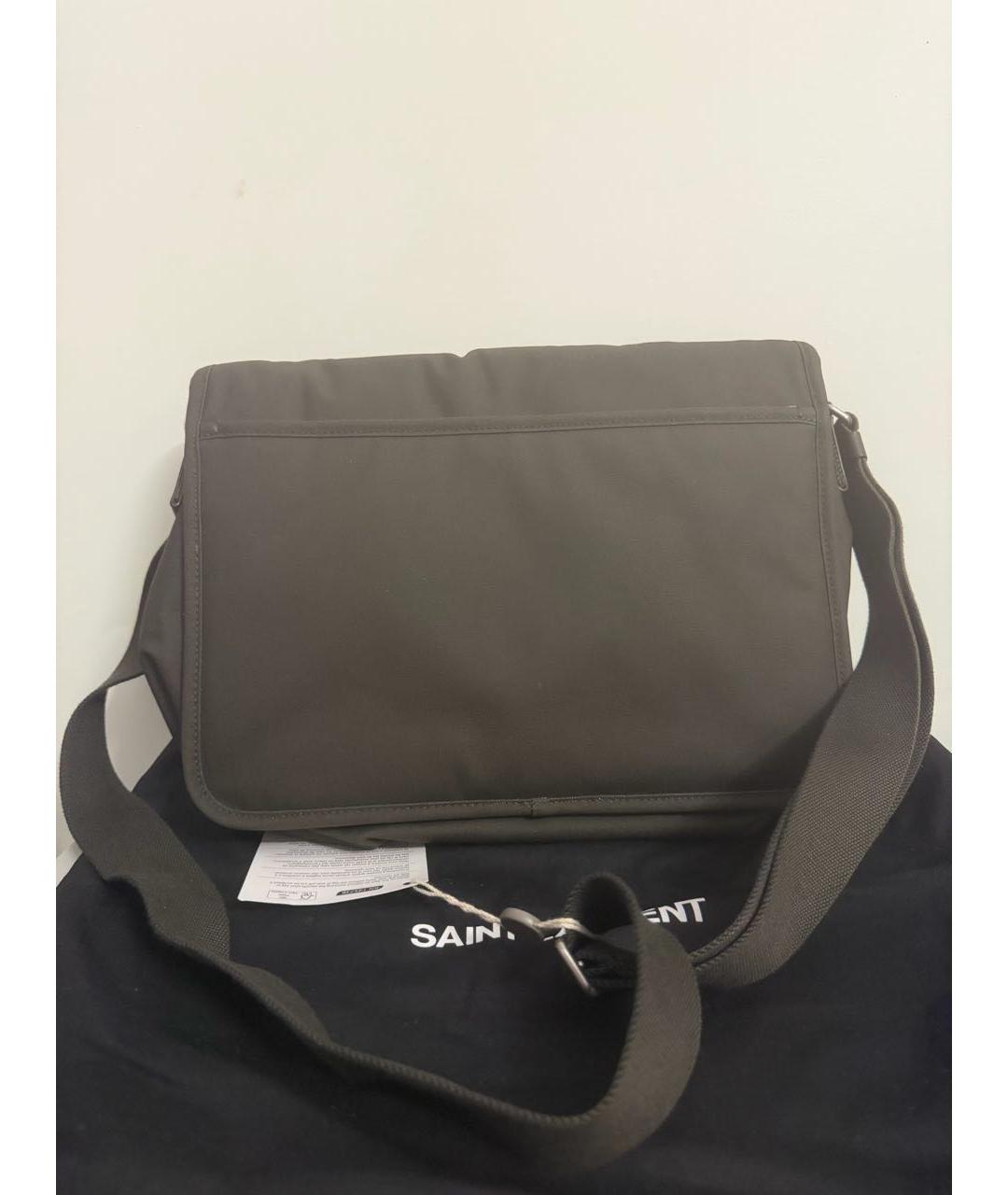 SAINT LAURENT Тканевая сумка на плечо, фото 3