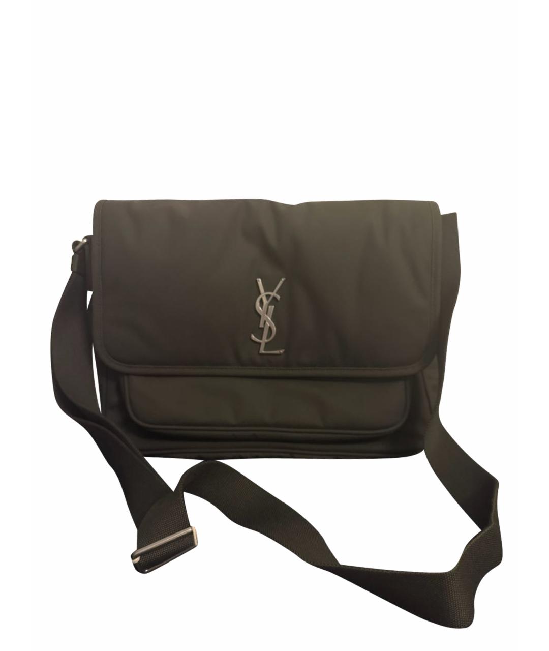 SAINT LAURENT Тканевая сумка на плечо, фото 1