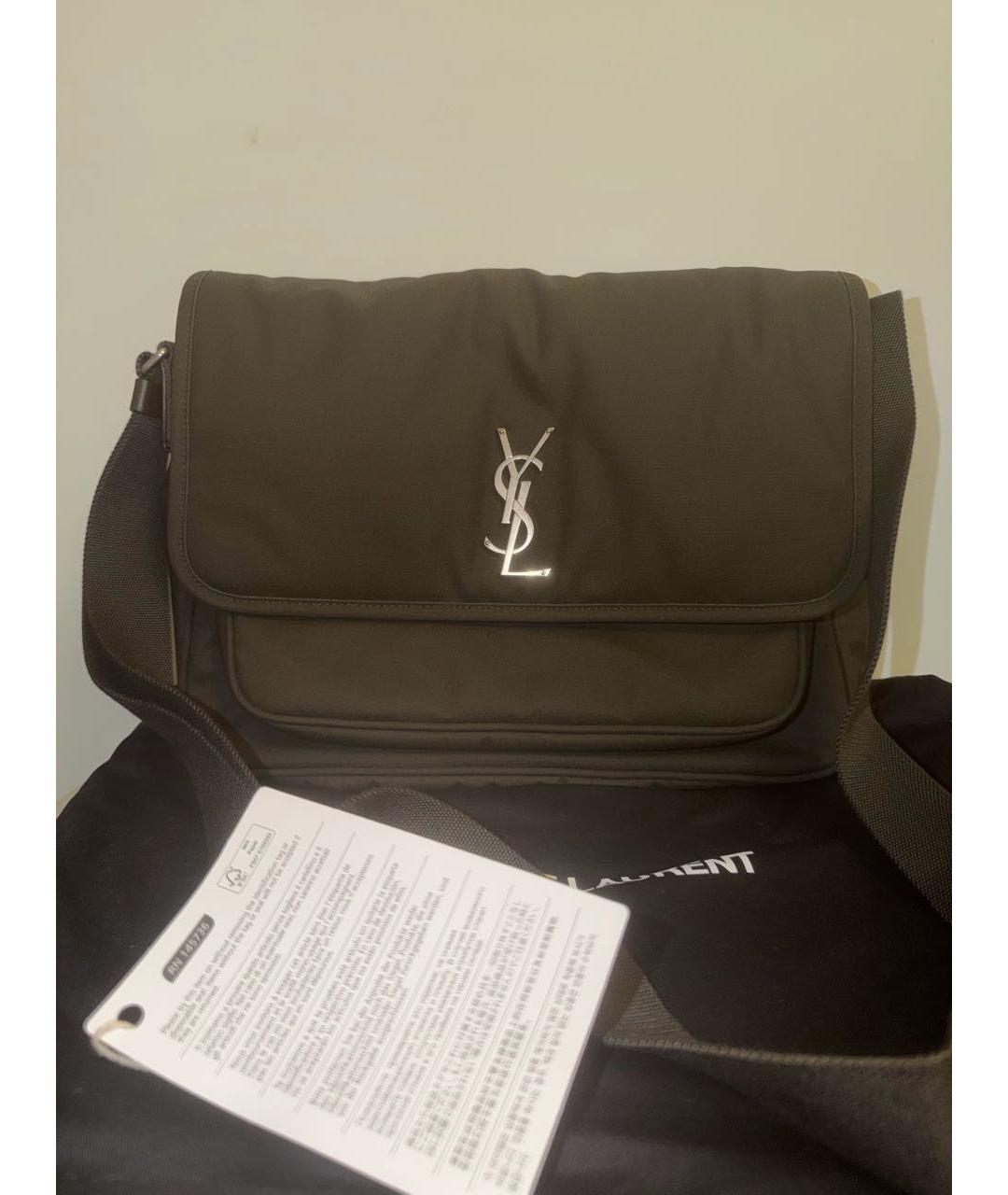 SAINT LAURENT Тканевая сумка на плечо, фото 2