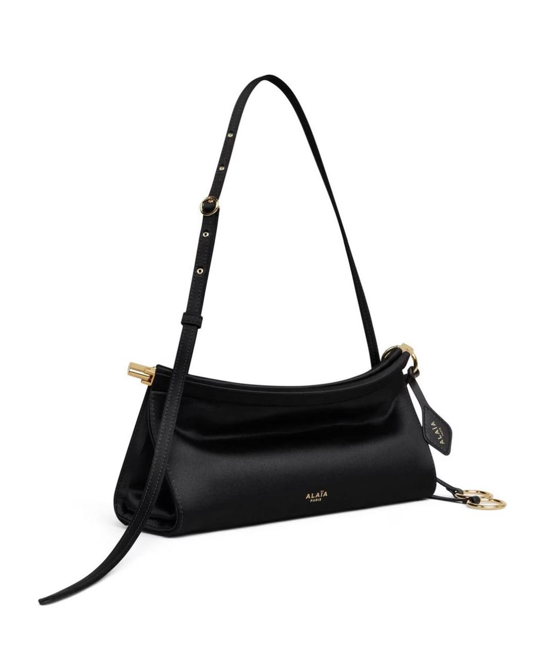 ALAIA Черная сумка с короткими ручками, фото 2