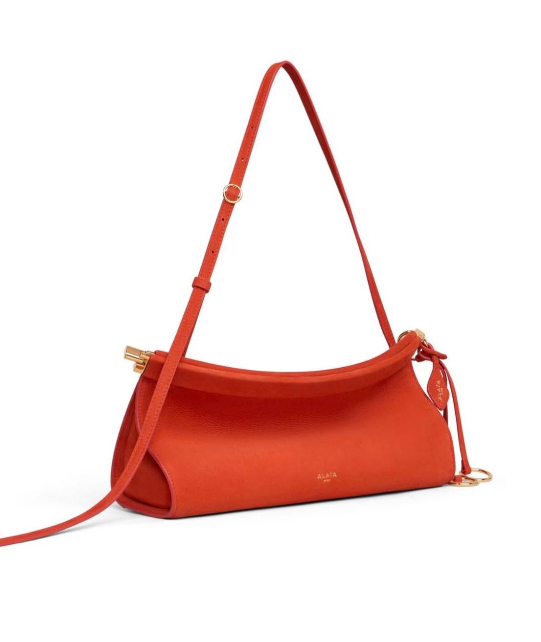 ALAIA Оранжевая сумка с короткими ручками, фото 2