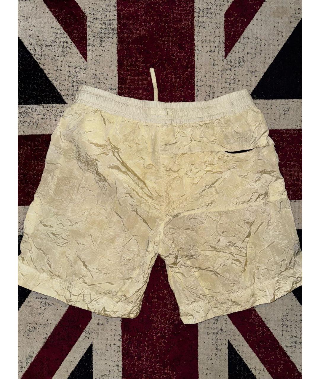 STONE ISLAND SHADOW PROJECT Бежевые полиамидовые шорты, фото 2