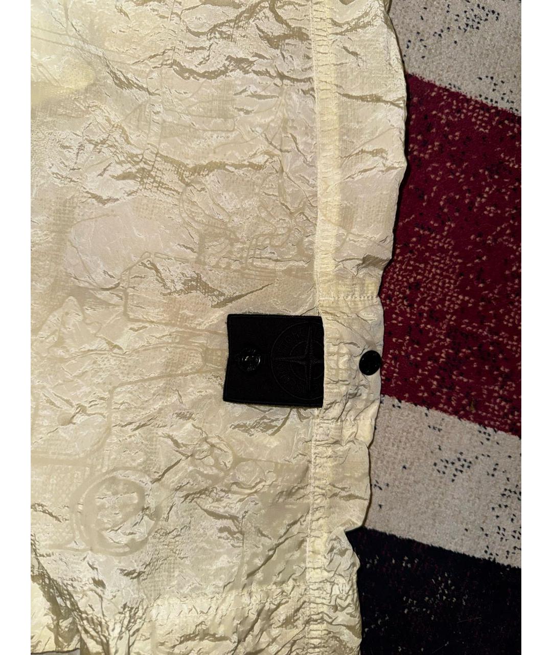 STONE ISLAND SHADOW PROJECT Бежевые полиамидовые шорты, фото 5