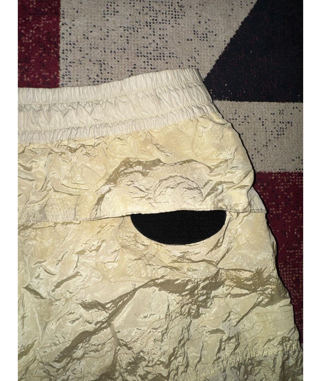 STONE ISLAND SHADOW PROJECT Бежевые полиамидовые шорты, фото 4