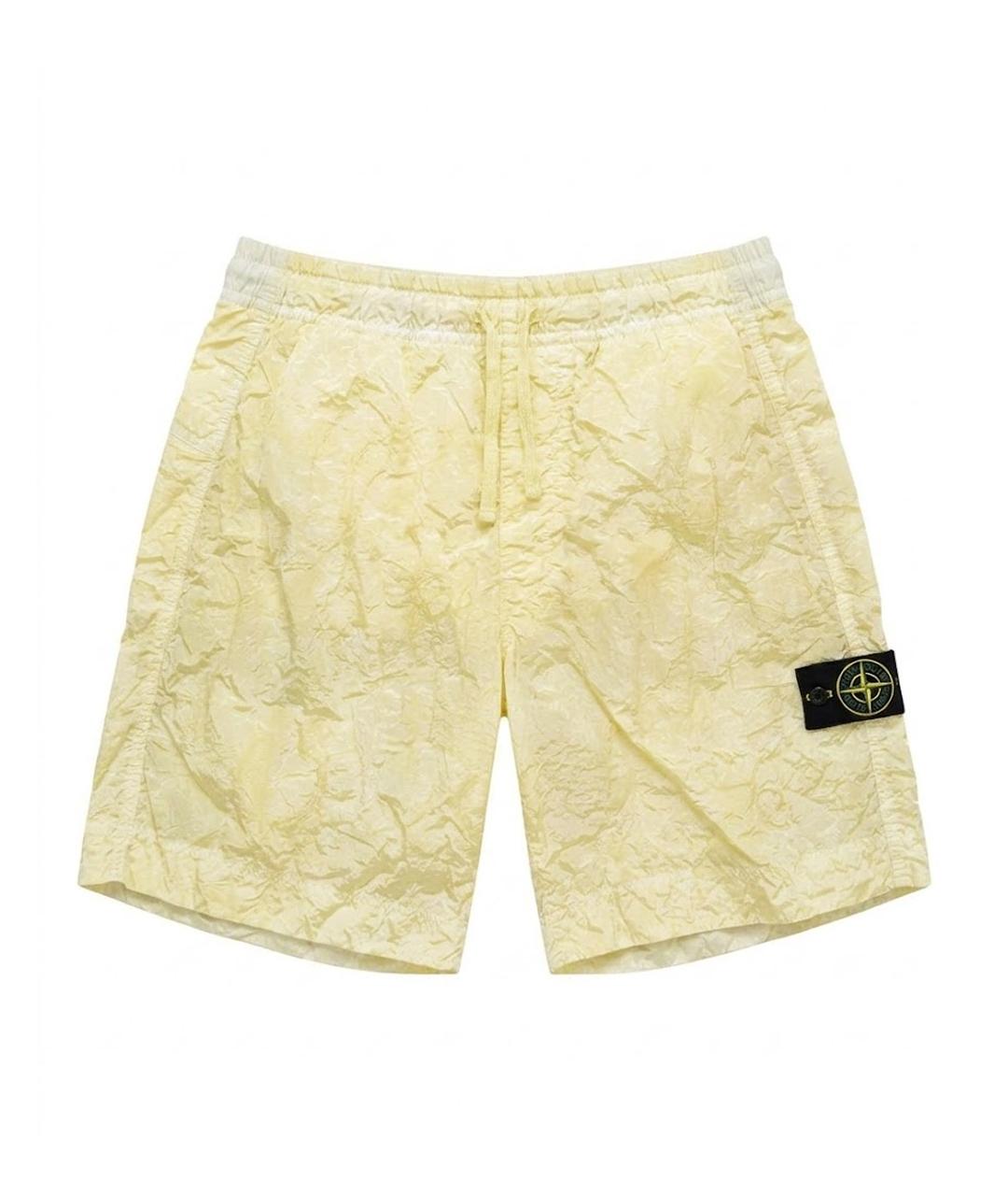 STONE ISLAND SHADOW PROJECT Бежевые полиамидовые шорты, фото 1