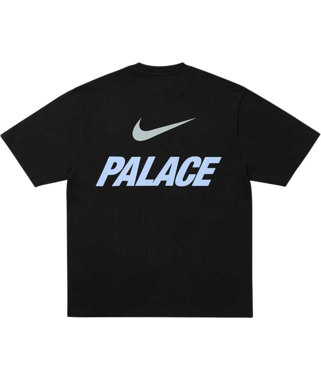 PALACE Черная хлопковая футболка, фото 1