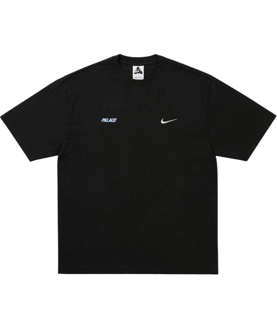 PALACE Черная хлопковая футболка, фото 2