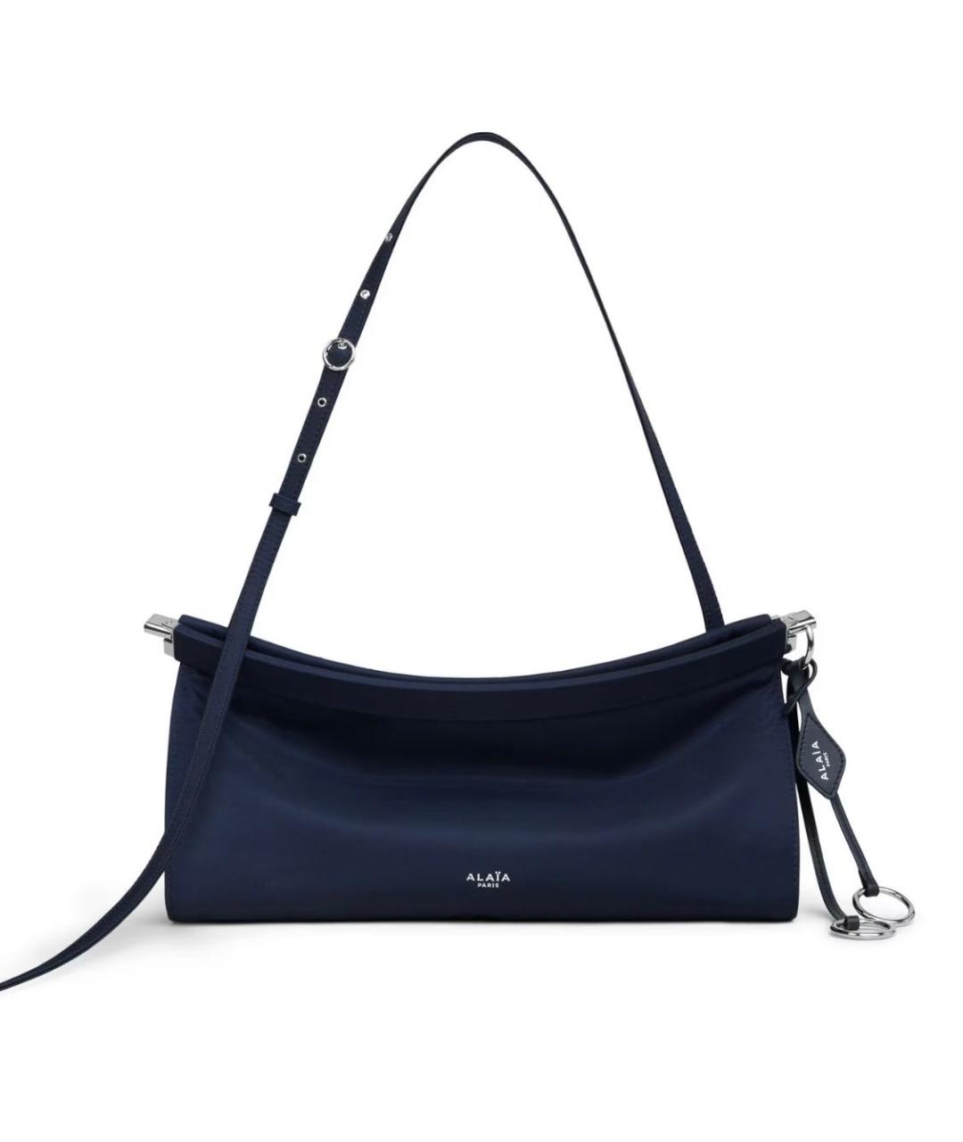 ALAIA Темно-синяя сумка с короткими ручками, фото 1