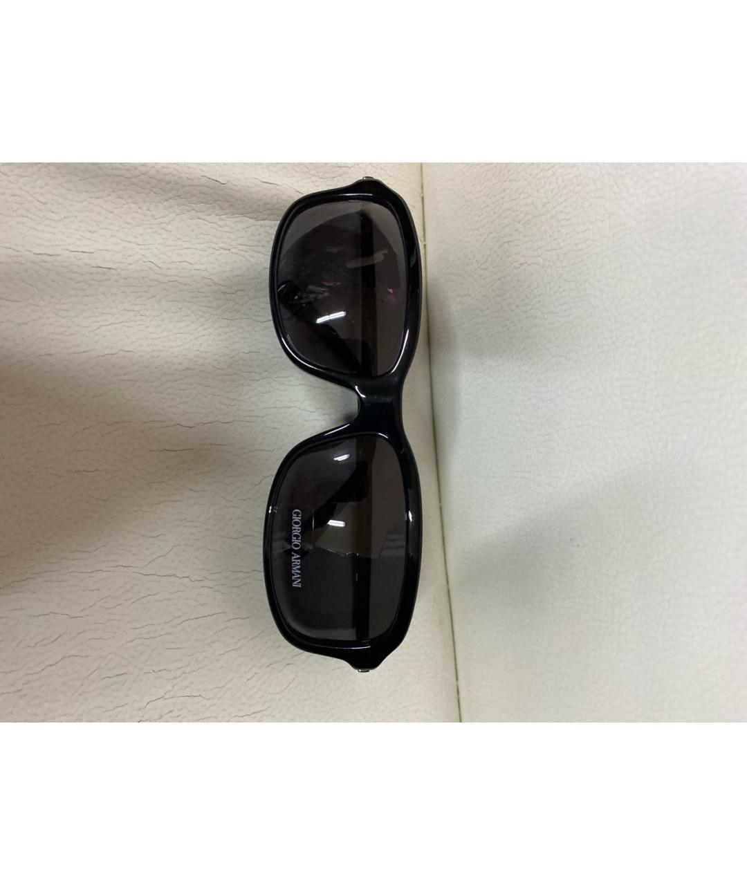 GIORGIO ARMANI Черные пластиковые солнцезащитные очки, фото 6