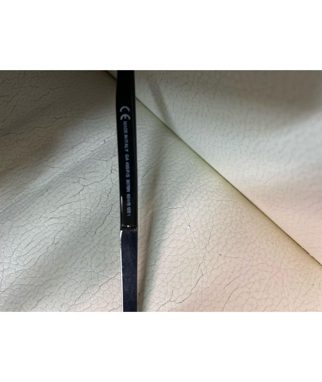 GIORGIO ARMANI Черные пластиковые солнцезащитные очки, фото 5