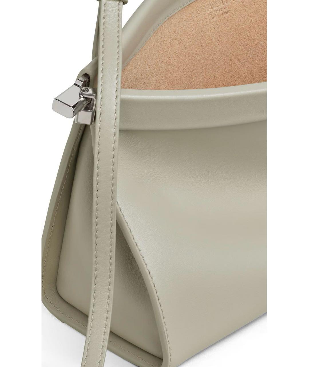 ALAIA Зеленая кожаная сумка с короткими ручками, фото 3