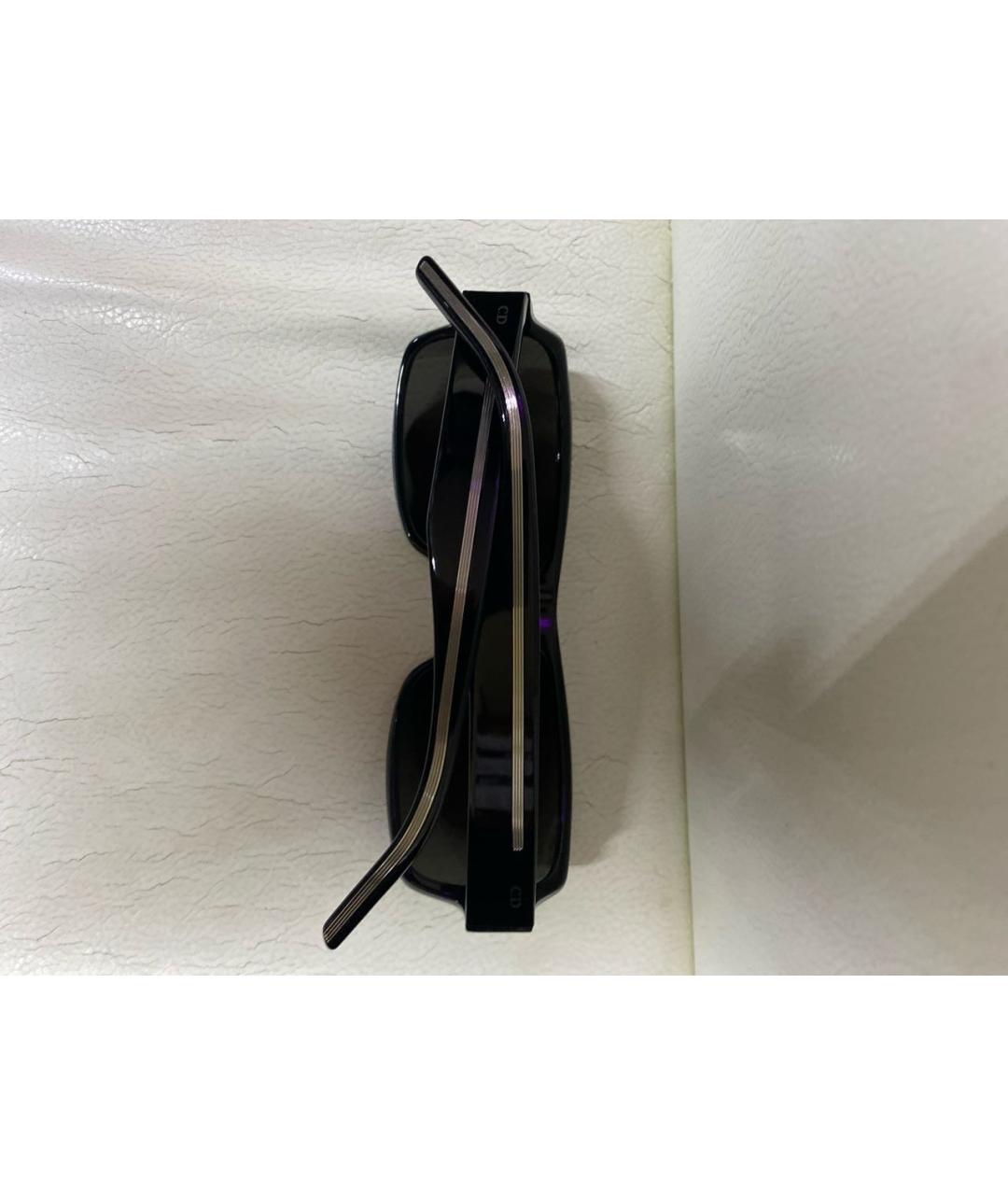 CHRISTIAN DIOR Черные пластиковые солнцезащитные очки, фото 2