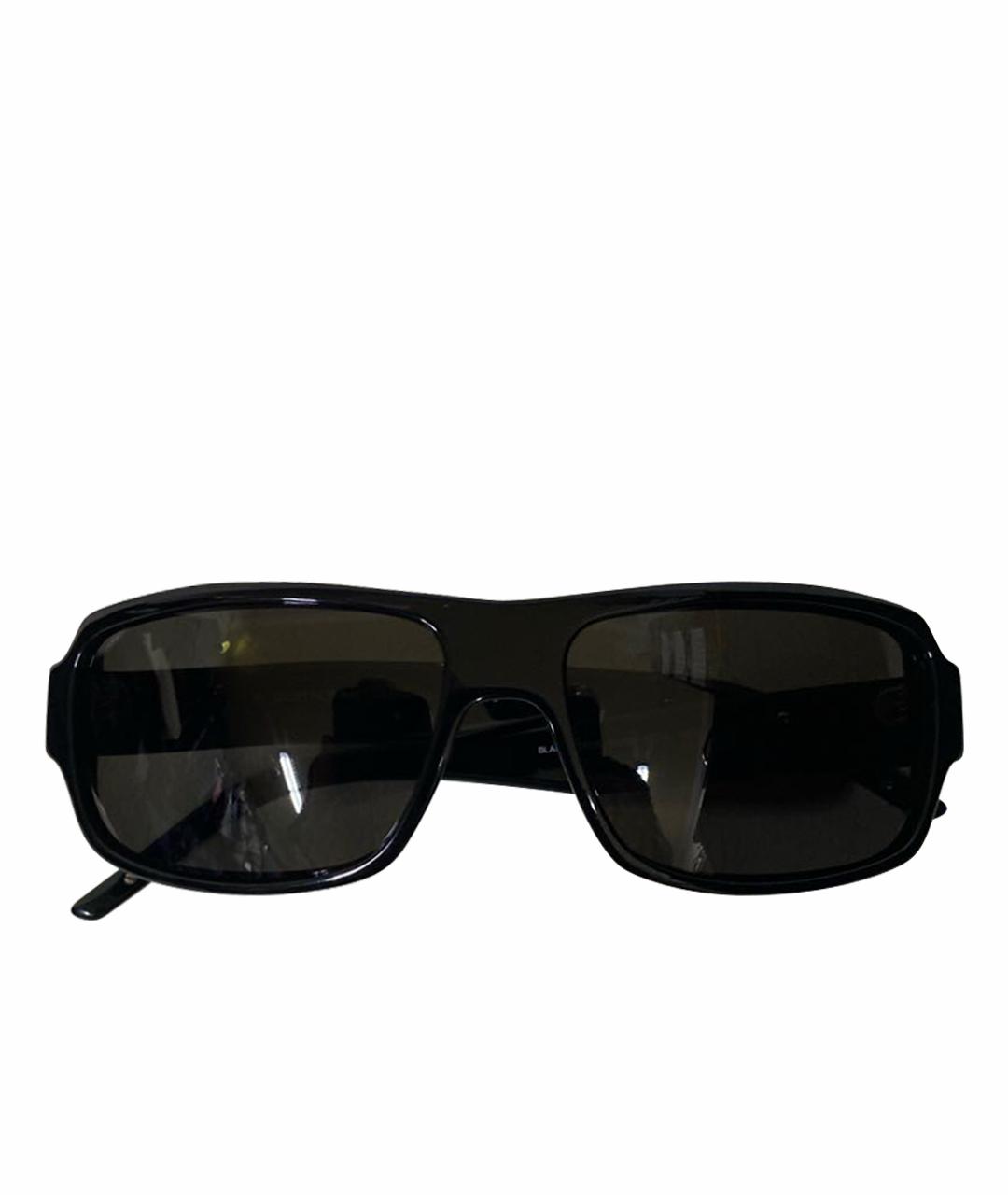 CHRISTIAN DIOR Черные пластиковые солнцезащитные очки, фото 1