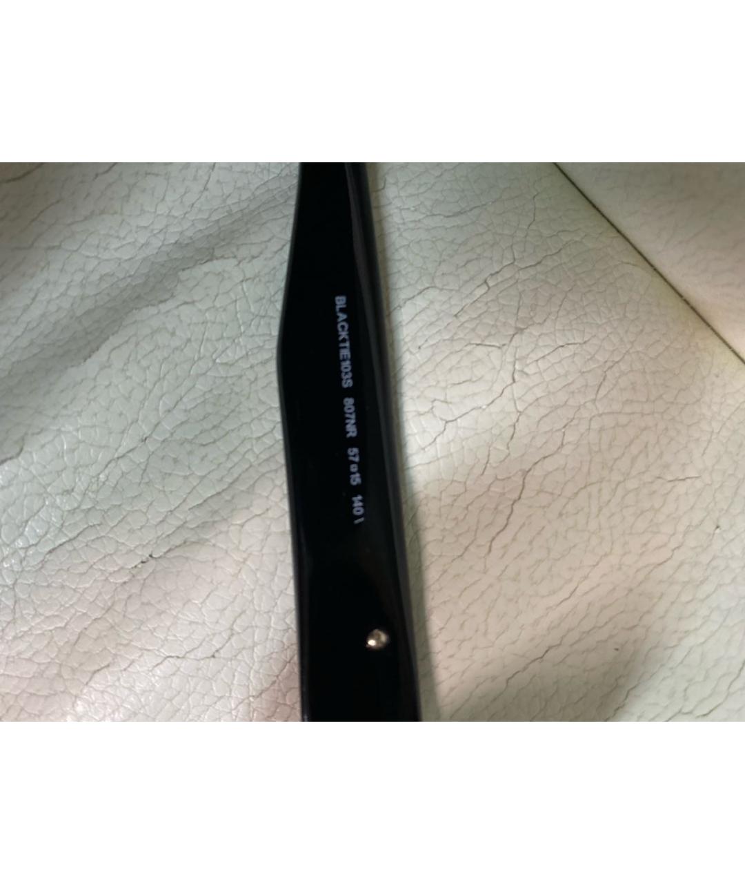 CHRISTIAN DIOR Черные пластиковые солнцезащитные очки, фото 5