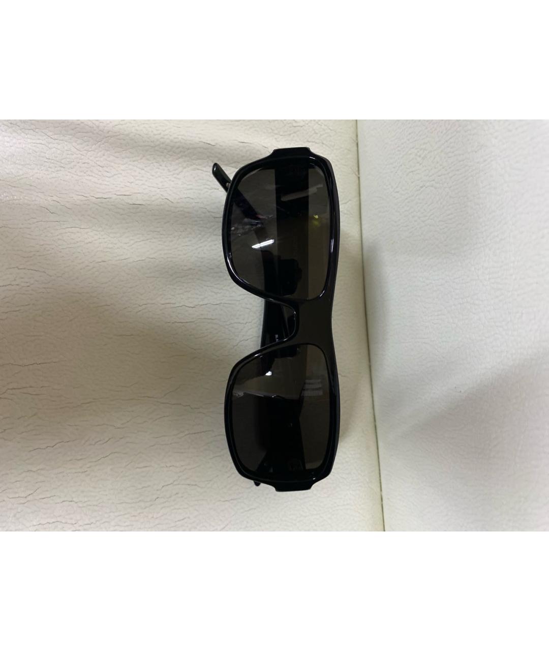 CHRISTIAN DIOR Черные пластиковые солнцезащитные очки, фото 7