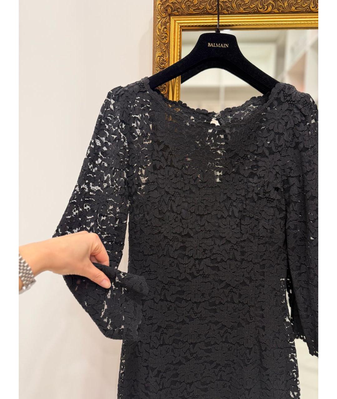 DOLCE&GABBANA Черное вечернее платье, фото 8