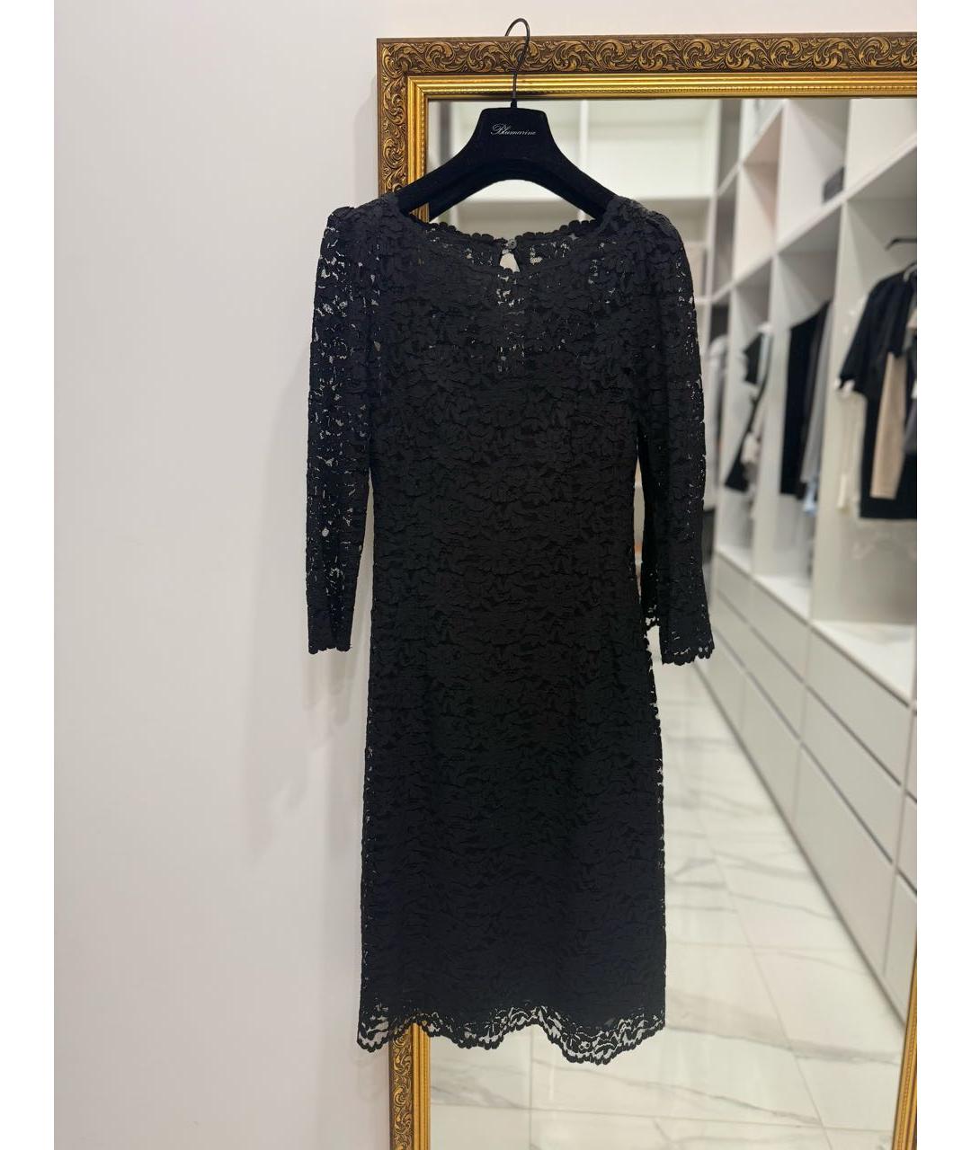 DOLCE&GABBANA Черное вечернее платье, фото 2