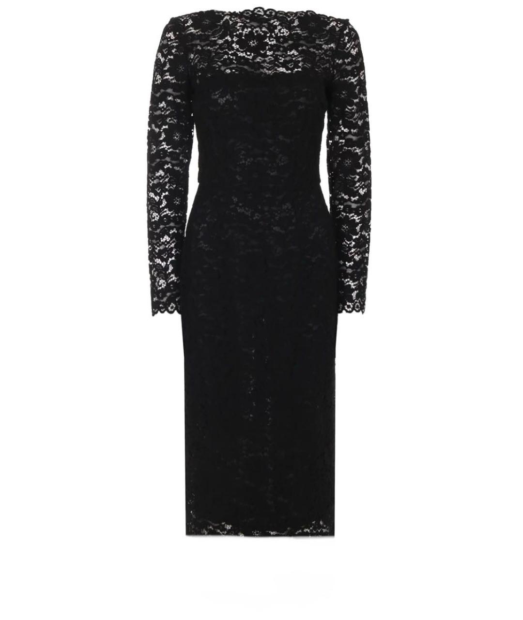 DOLCE&GABBANA Черное вечернее платье, фото 9