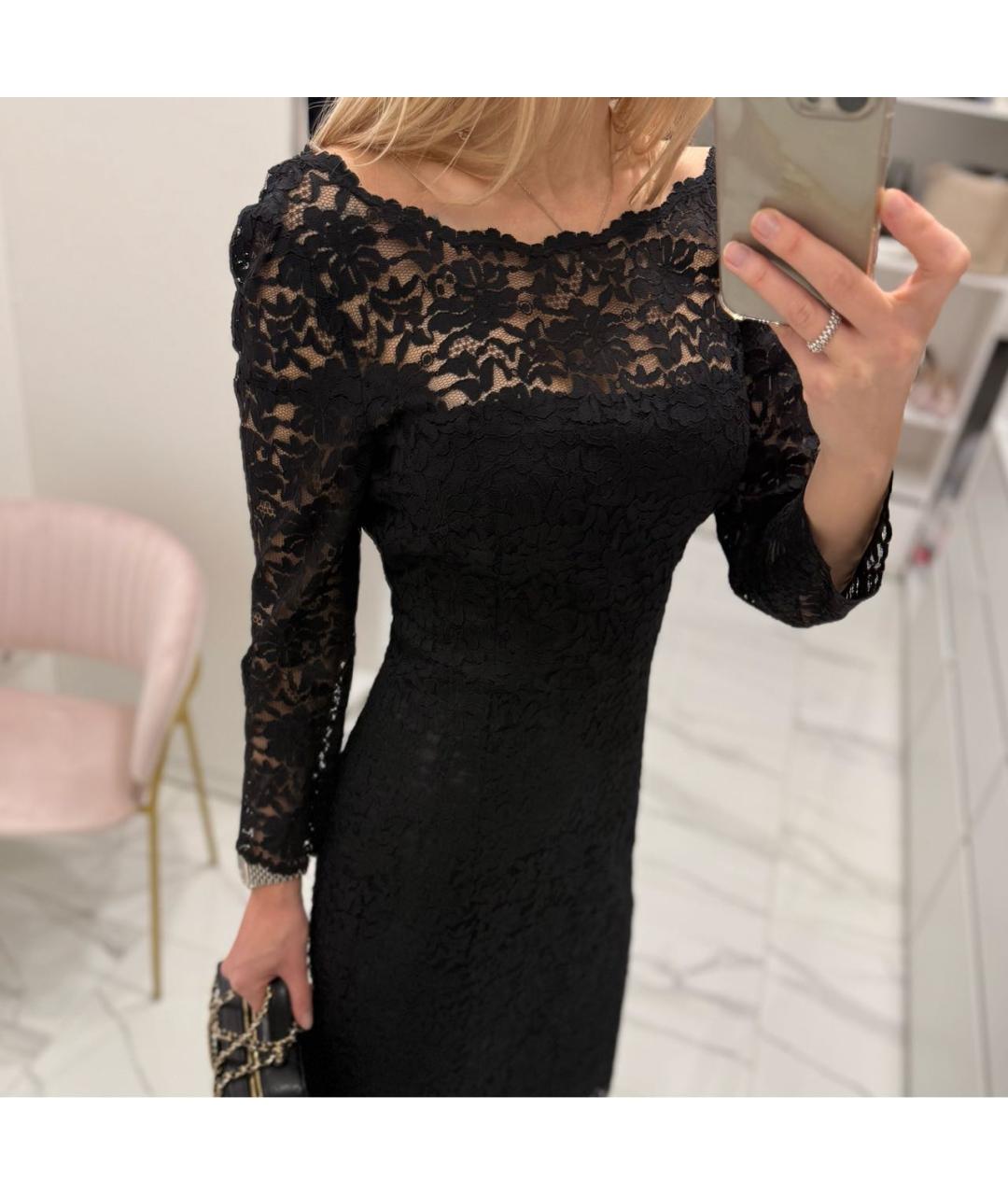 DOLCE&GABBANA Черное вечернее платье, фото 3