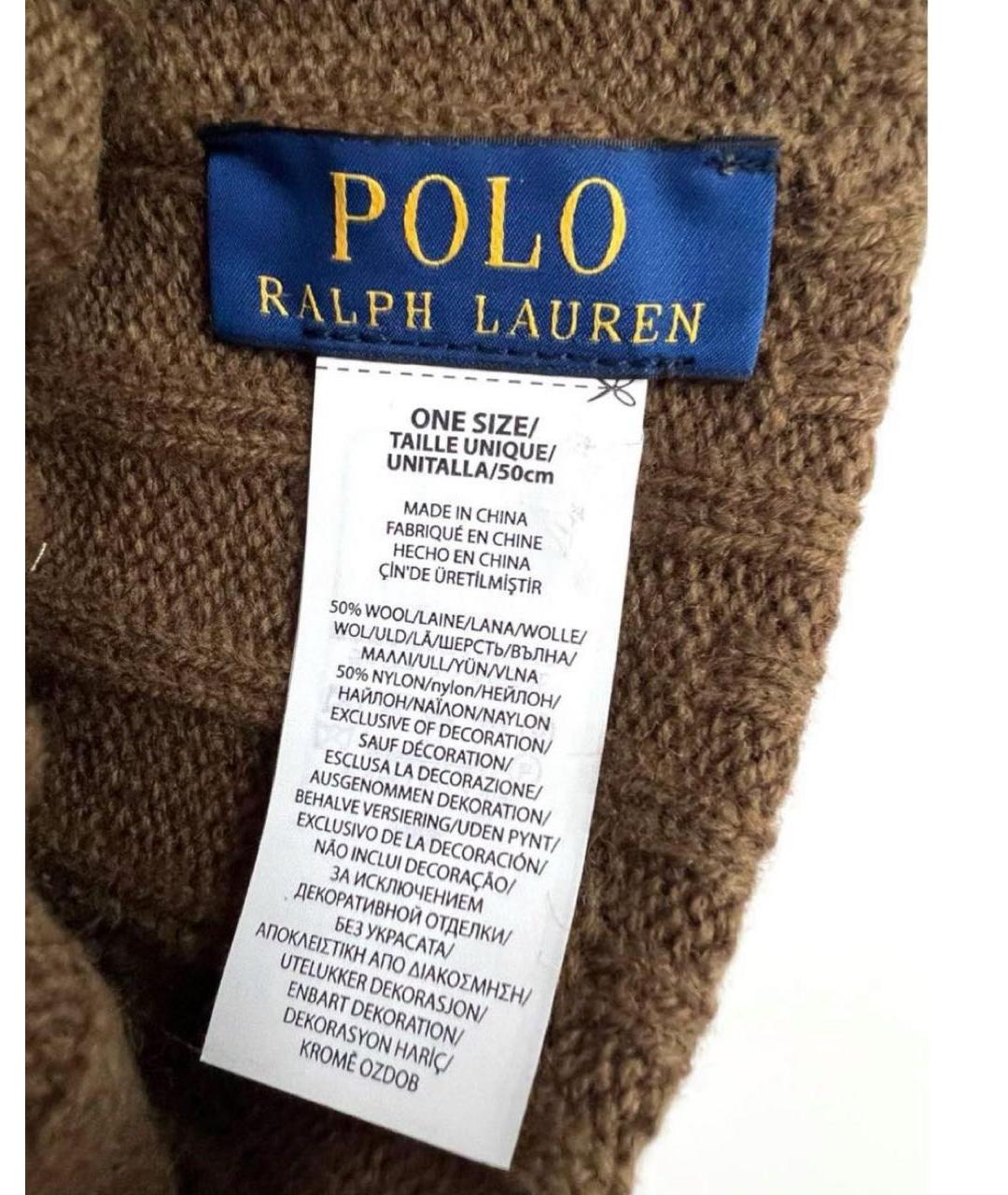 POLO RALPH LAUREN Мульти шерстяная шапка, фото 6