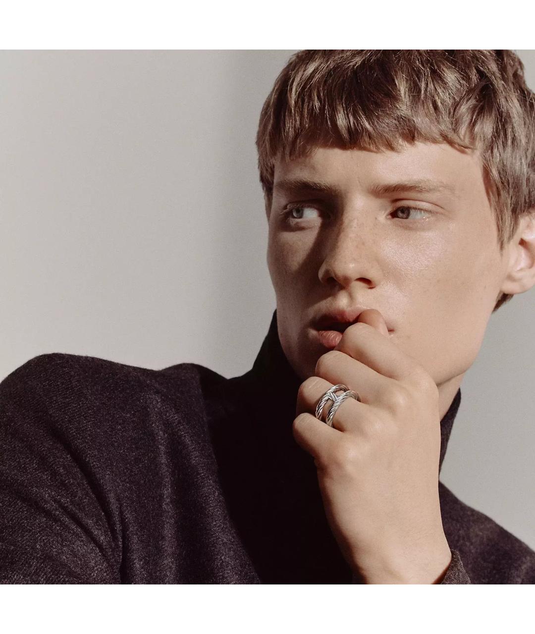 HERMES Серебряное серебряное кольцо, фото 4