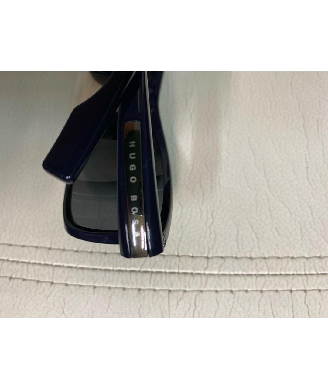 HUGO BOSS Темно-синие пластиковые солнцезащитные очки, фото 3