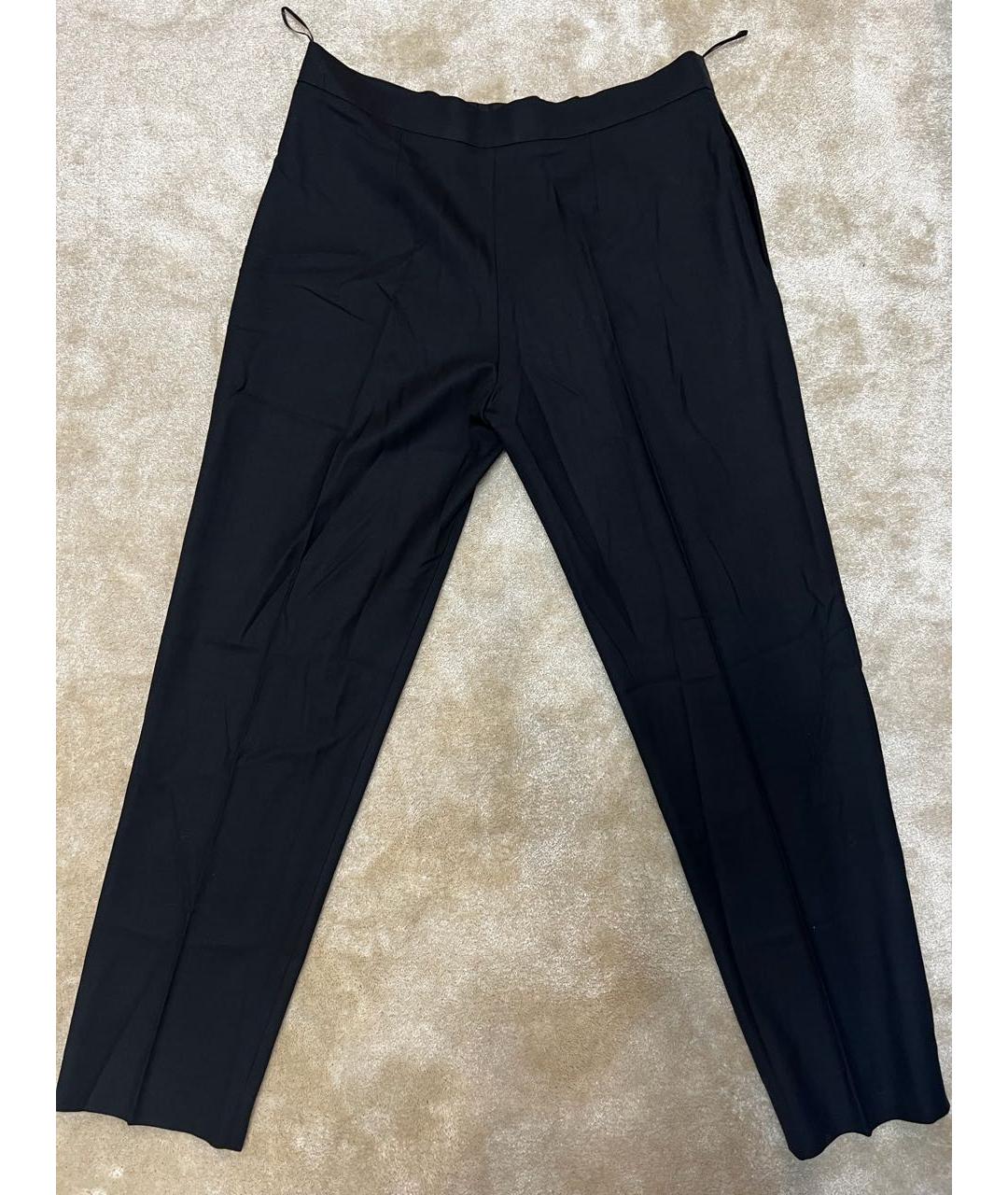 CHLOE Черные шерстяные брюки узкие, фото 2