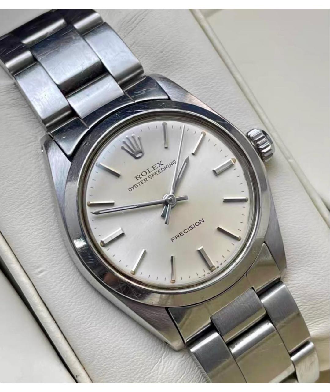 ROLEX Серебряные металлические часы, фото 5