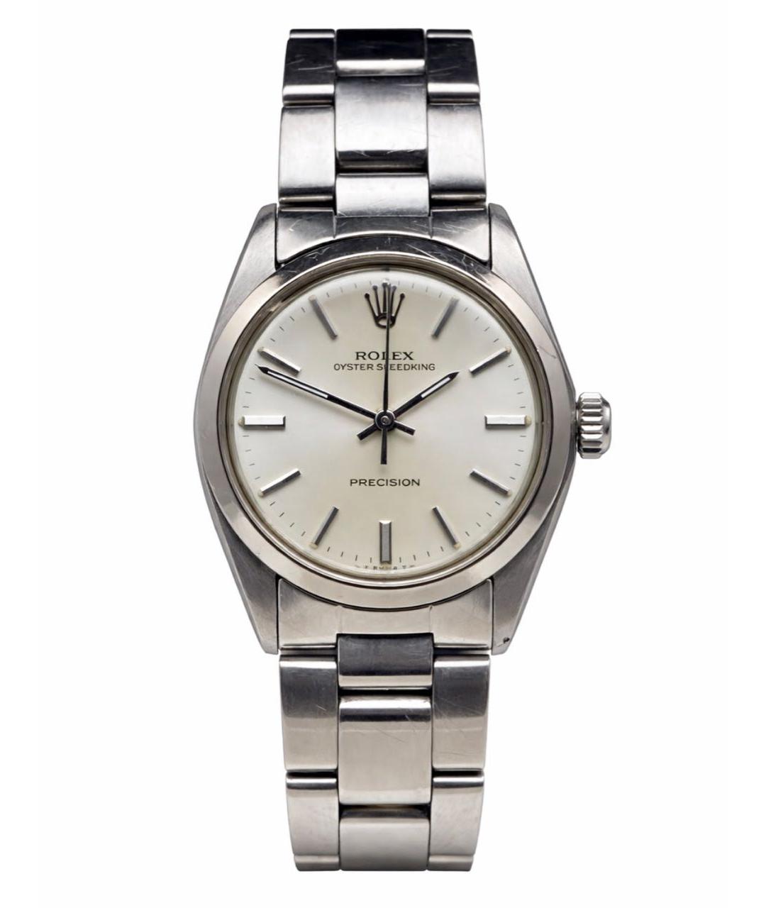 ROLEX Серебряные металлические часы, фото 1