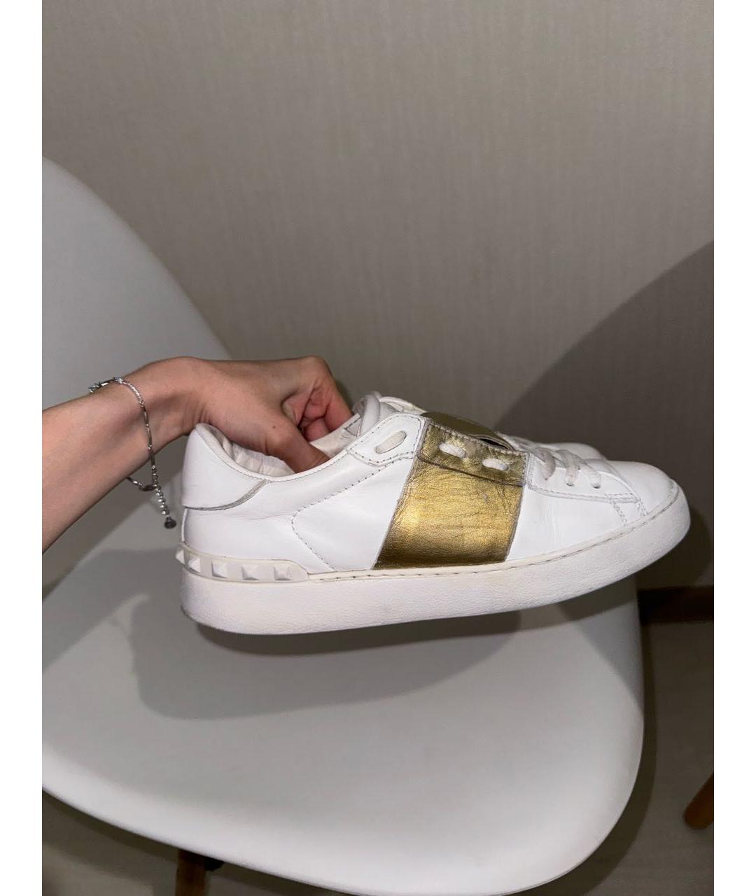 VALENTINO Белые кожаные кеды, фото 7