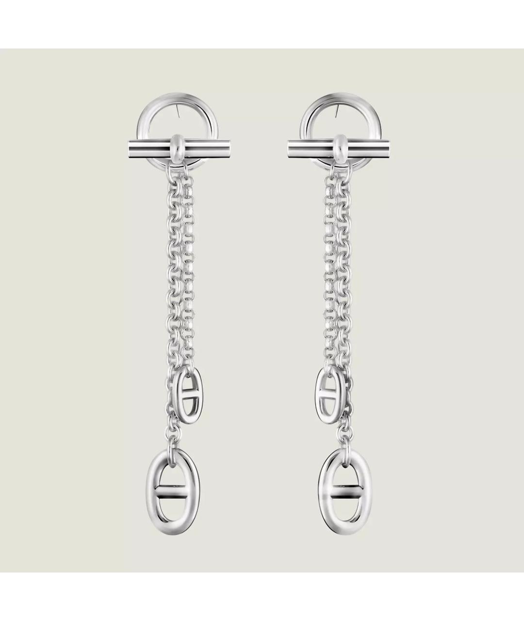 HERMES Серебряные серебряные серьги, фото 2