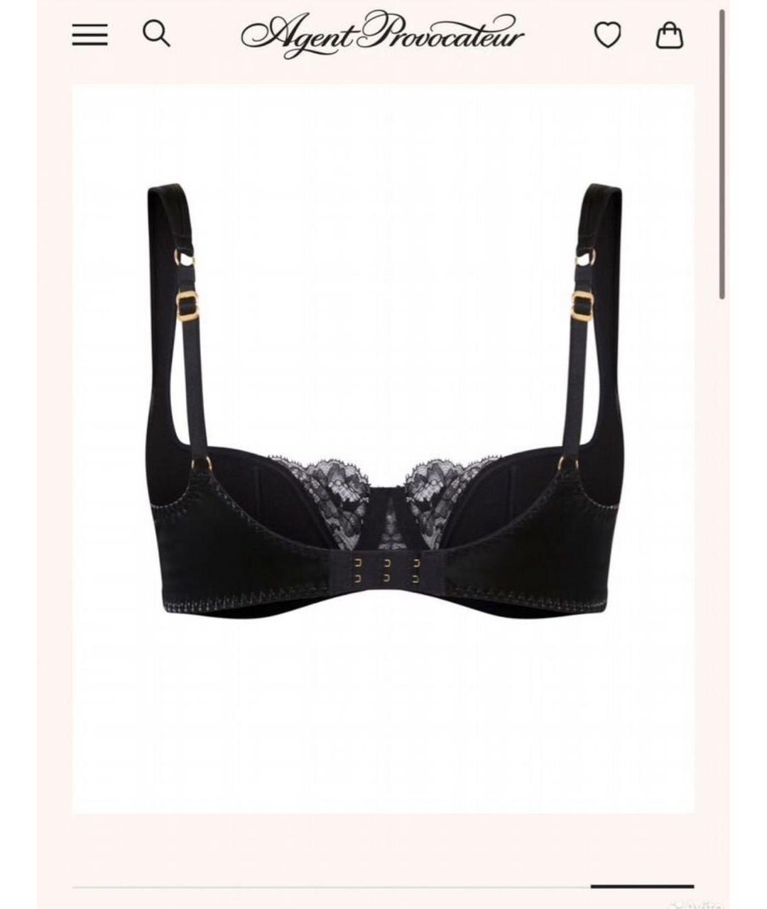 AGENT PROVOCATEUR Черный бюстгалтеры, фото 5