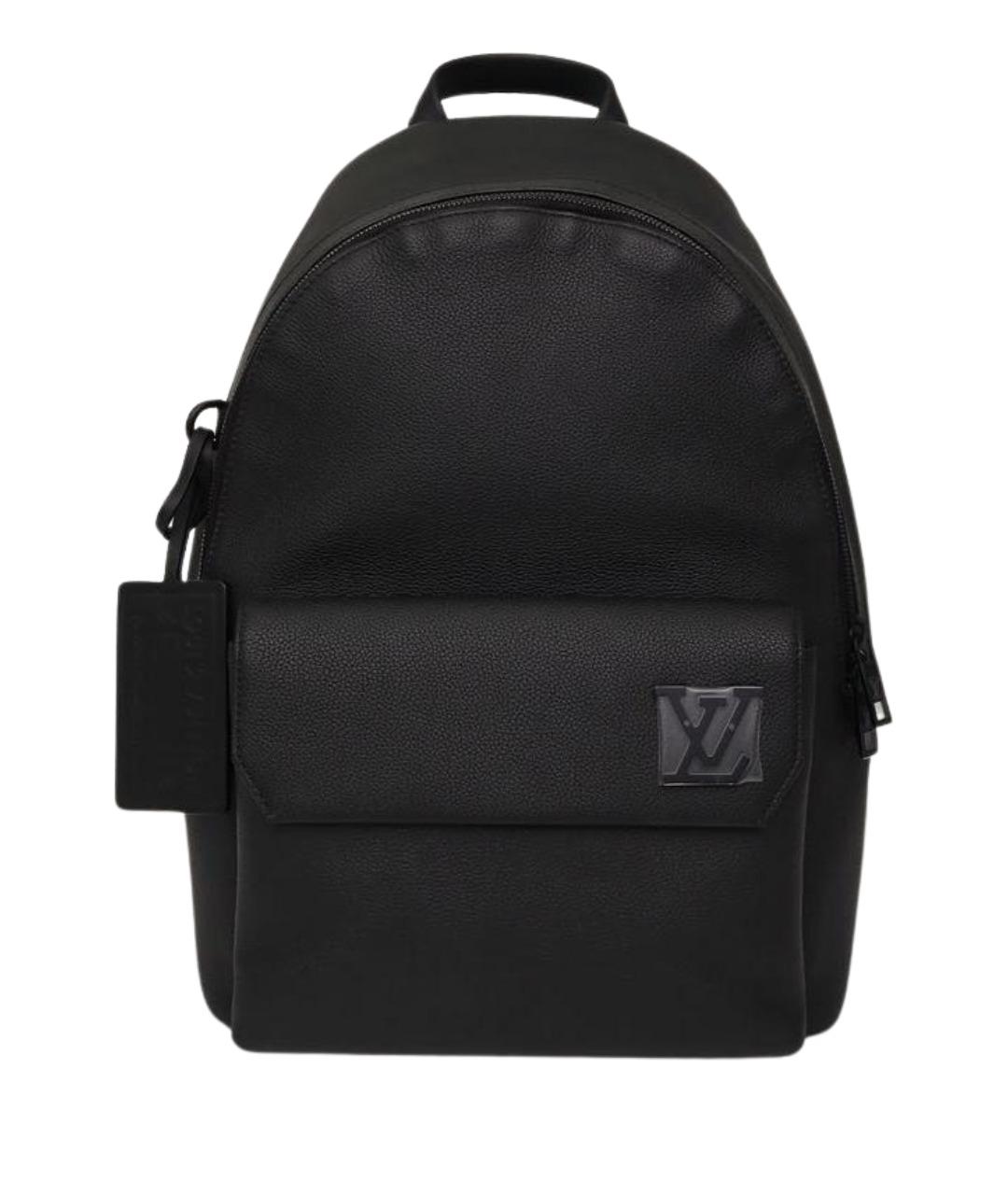 LOUIS VUITTON Черный кожаный рюкзак, фото 1