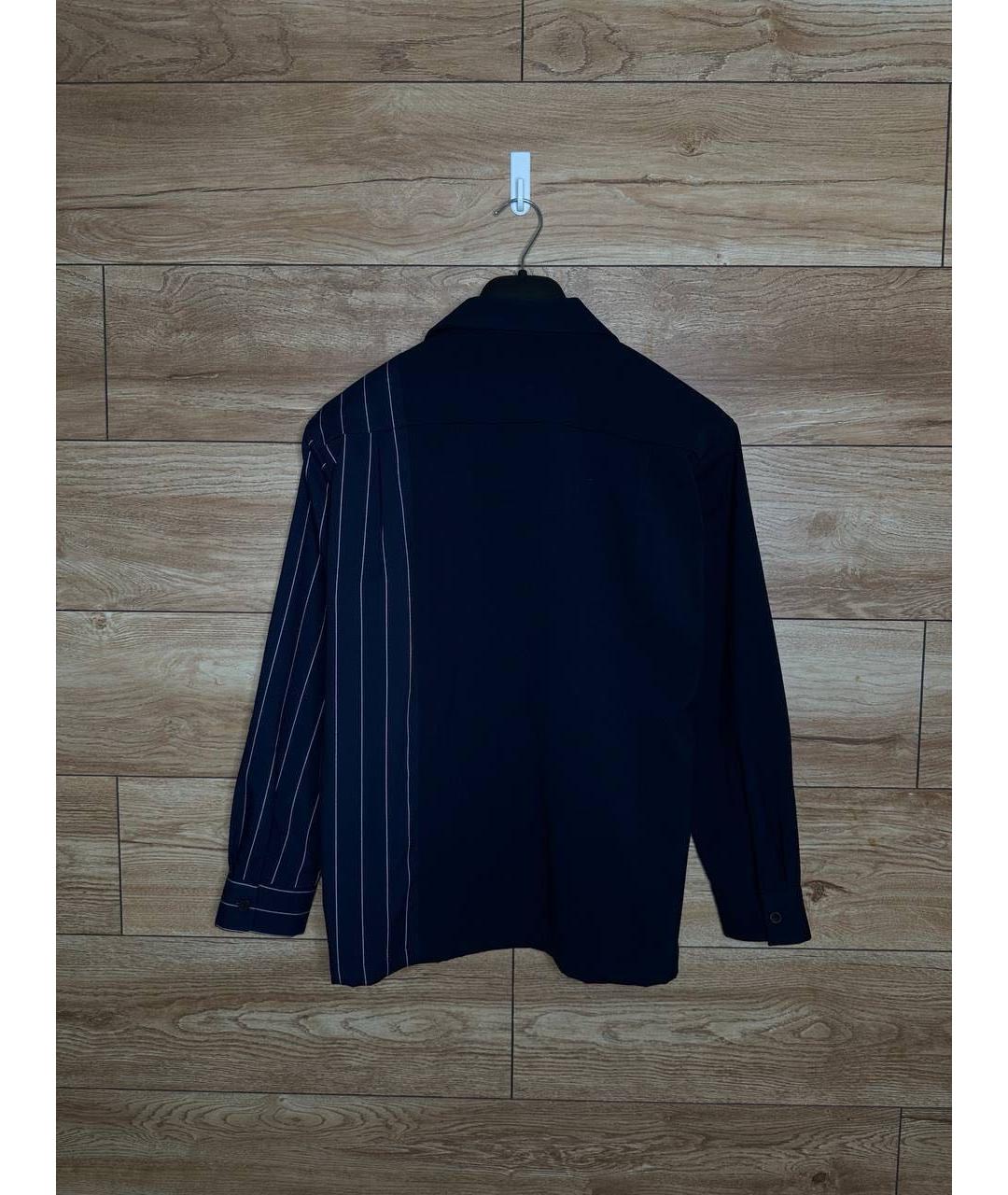 MAISON MIHARA YASUHIRO Синяя хлопковая куртка, фото 2