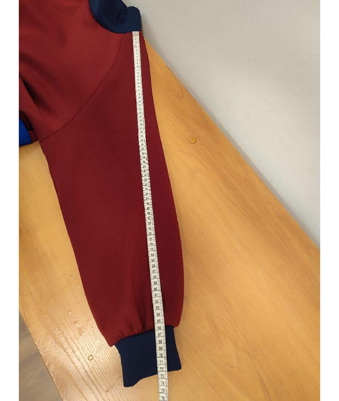 ROKSANDA Бордовое полиэстеровое повседневное платье, фото 6