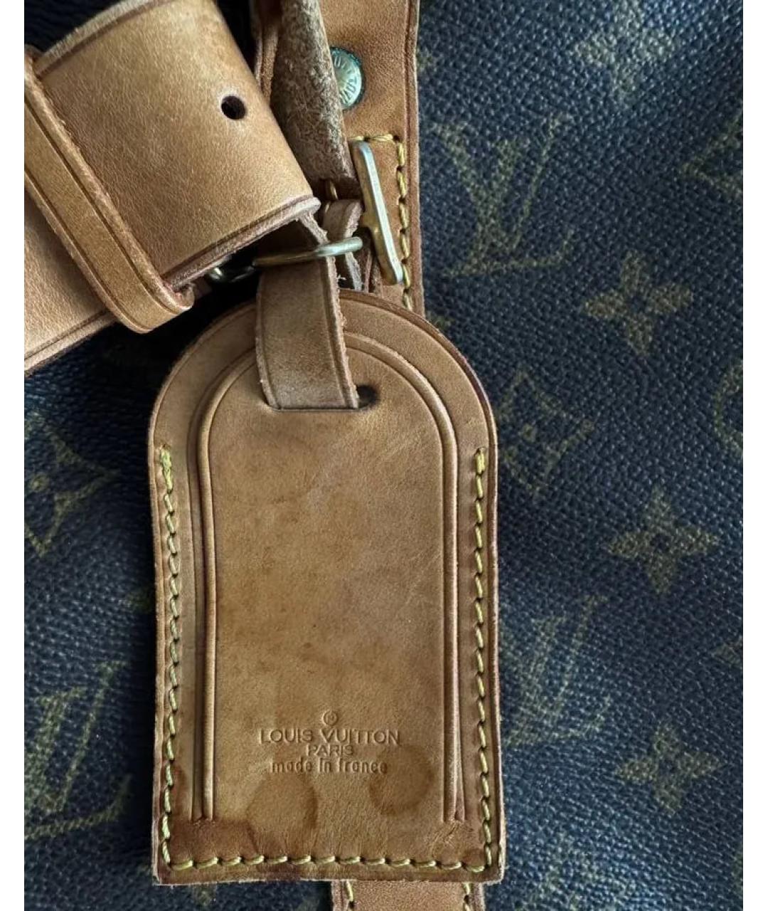 LOUIS VUITTON Коричневая сумка с короткими ручками, фото 7